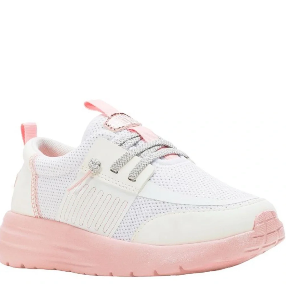 Hey Dude Sirocco Play Pink/White Sneakers Youth NWT - Picture 3 of 7